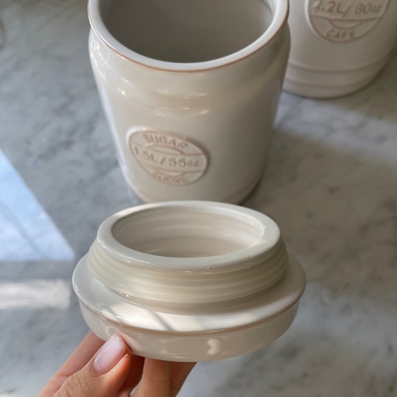 🐟🐟Blue Harbor | Ceramic Sugar + Coffee Canisters🐟🐟🐟🐟🐟🐟🐟🐟🐟🐟🐟🐟 - Picture 4 of 11